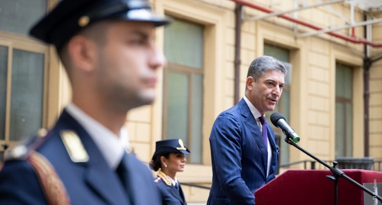 L'insediamento del questore di Roma Roberto Massucci