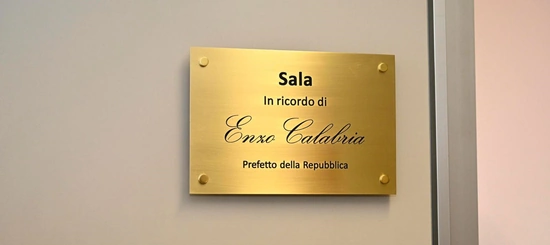 Intitolata sala del Sevizio analisi criminale al prefetto Calabria