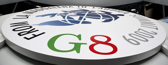 Il logo del g8