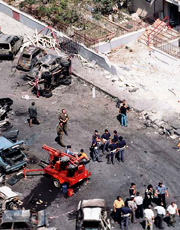 Foto della strage di via D'Amelio