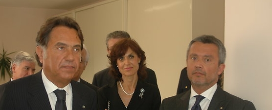 Il capo della Polizia insieme al prefetto Paola Picciafuochi e al questore Angelo Sanna