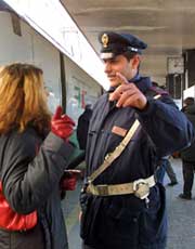 Agente della Polizia ferroviaria