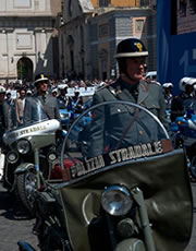 moto storiche della polizia