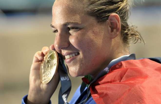 La campionessa delle Fiamme oro Martina Grimaldi ha vinto la medaglia d'oro ai campionati del mondo di Barcellona