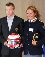 Kimi Raikkonen e Elisabetta Mancini