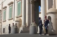 La cerimonia del cambio della guardia al Quirinale