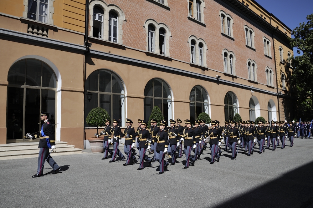 Lo schieramento durante la cerimonia del 162° Anniversario