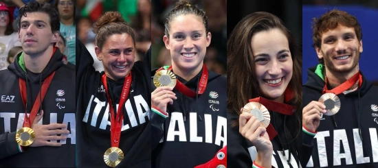 Paralimpiadi Parigi: doppio oro e tris di bronzo per le Fiamme oro